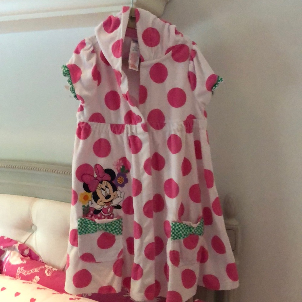Disney girls swim coverup size 7/8 Minnie